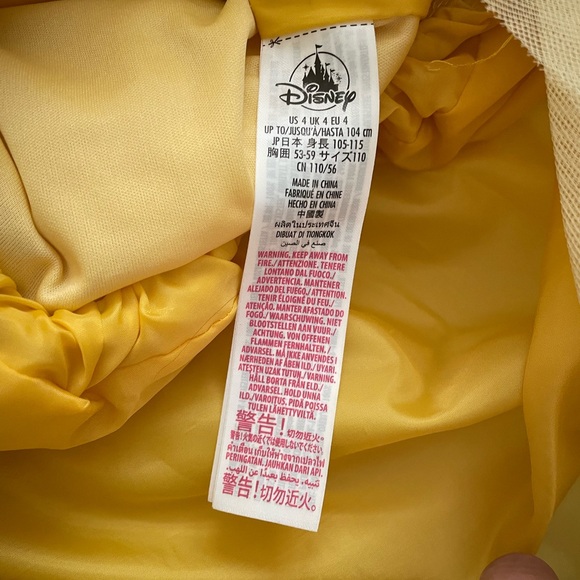 Disney Belle costume size 4 - Picture 4 of 6